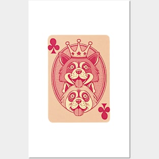 Crazy poker cards Posters and Art